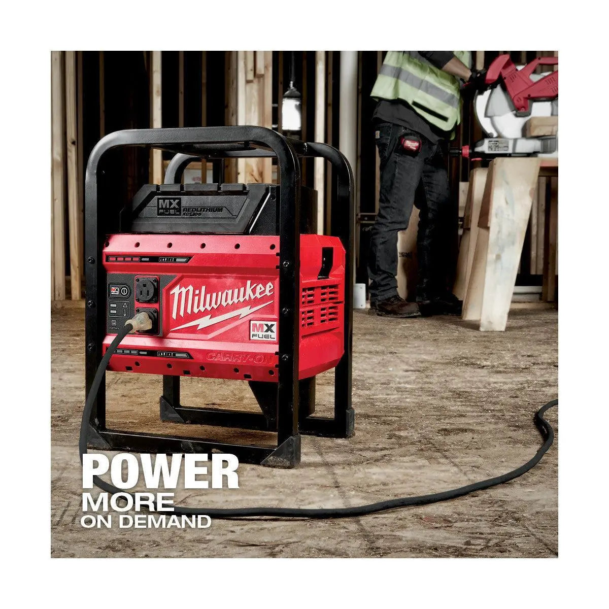 Milwaukee MXF002-2XC - MX FUEL™ CARRY-ON™ 3600W/1800W Power Supply - Wise Line Tools