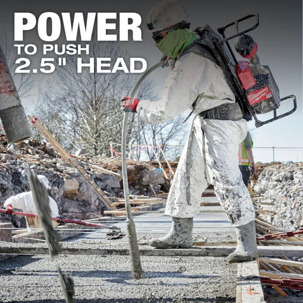 Milwaukee MXF371-2XC - MX FUEL™ Backpack Concrete Vibrator Kit - Wise Line Tools