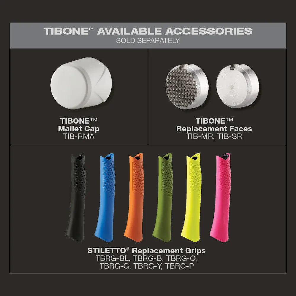 Milwaukee TIB-MR - STILETTO® TIBONE™ Milled Steel Replacement Face - Wise Line Tools