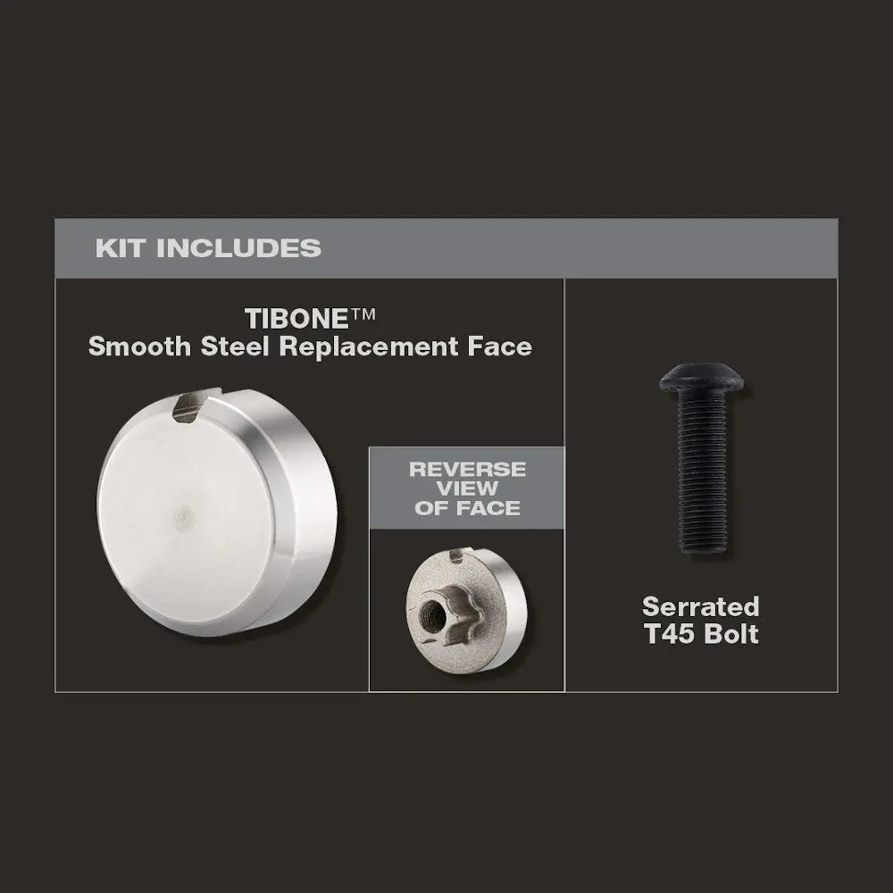 Milwaukee TIB-SR - STILETTO® TIBONE™ Smooth Steel Replacement Face - Wise Line Tools