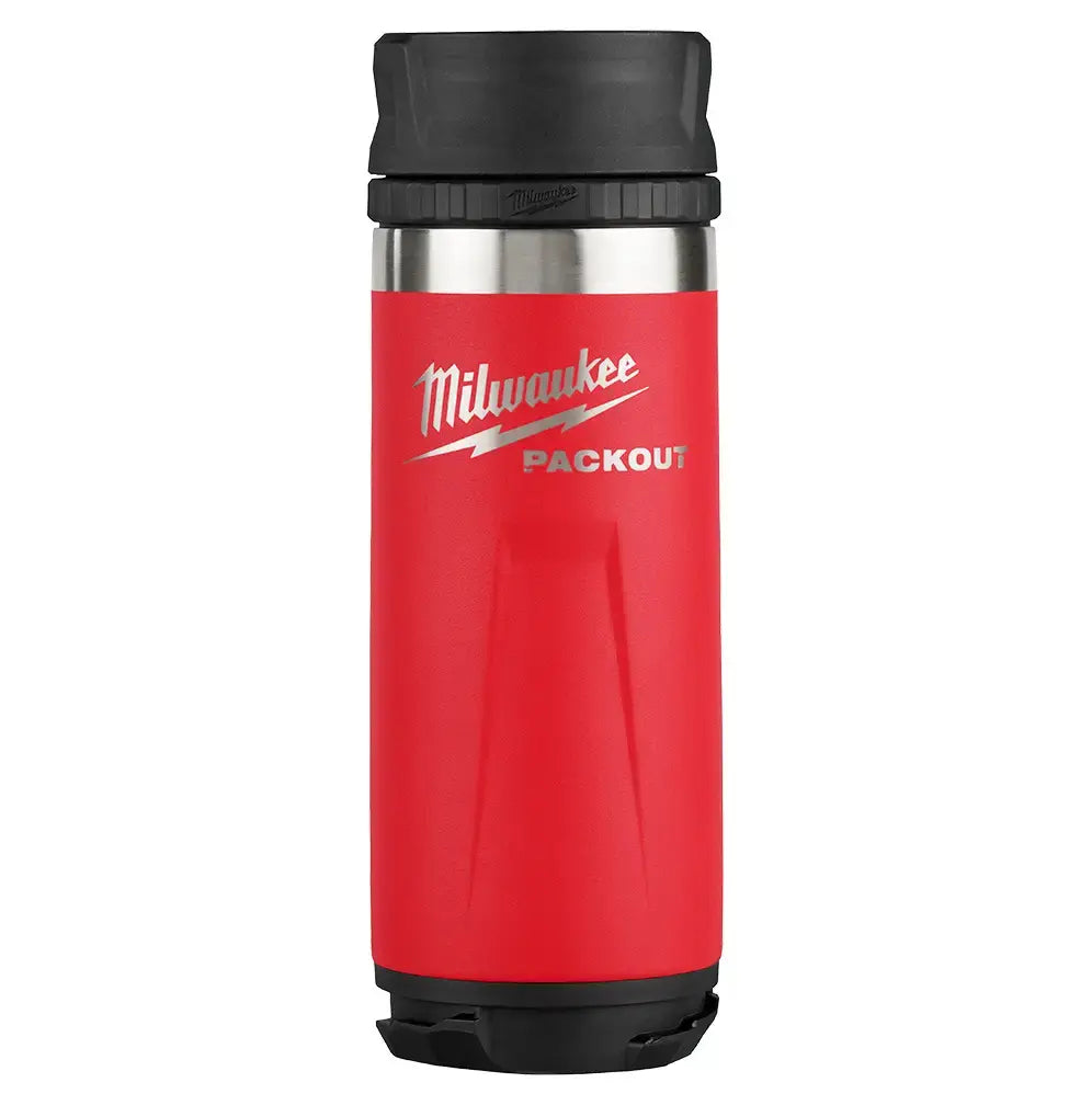 Milwaukee Tools PACKOUT 18oz Insulated Bottle with Sip Lid 48-22-8395R - Wise Line Tools
