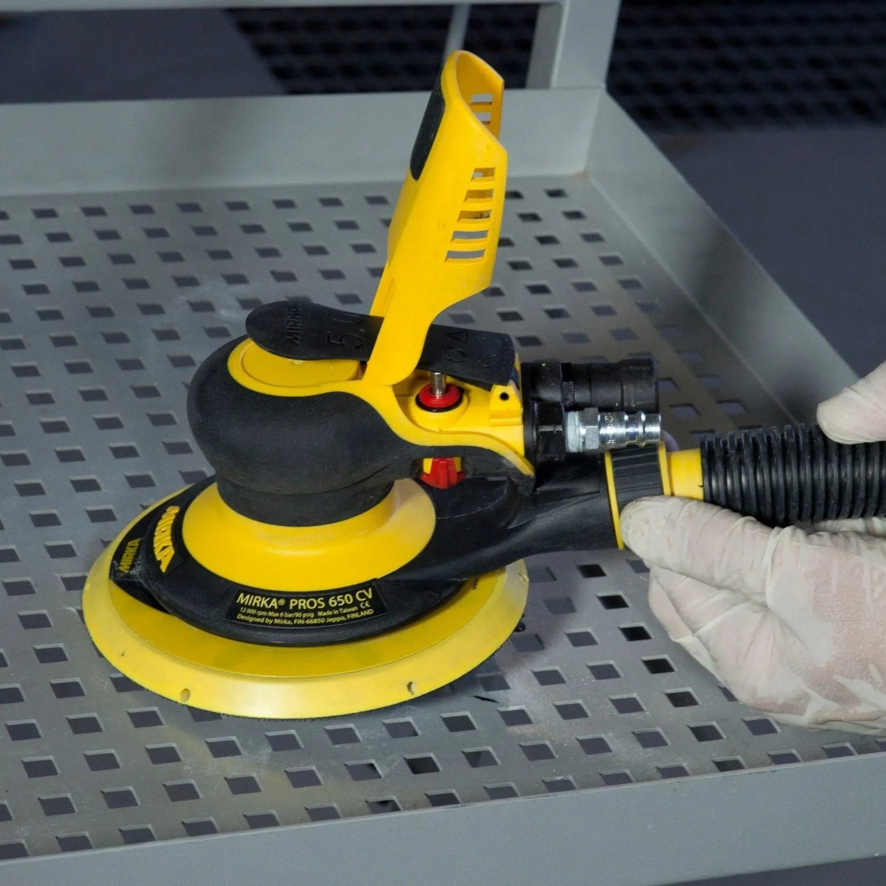 Mirka MRP-650CV - 6 in Pneumatic Vac-Ready Sander MIRKA