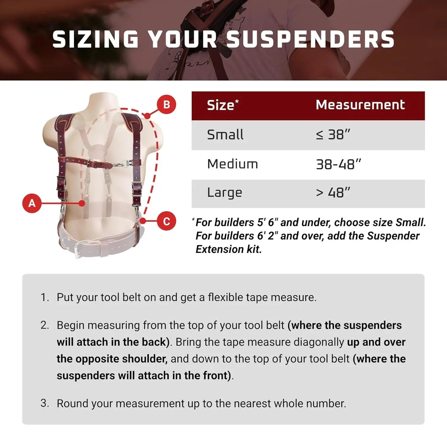 OCCIDENTAL OCC-1546 - Stronghold Light Suspenders OCCIDENTAL