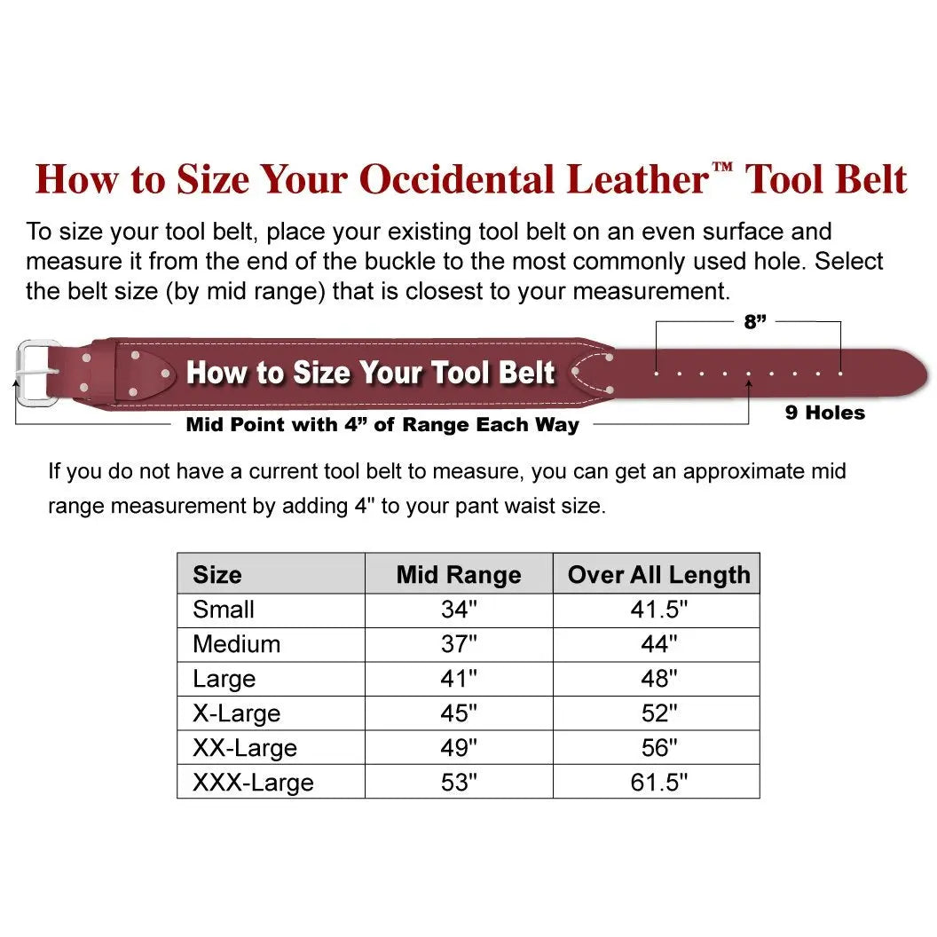 OCCIDENTAL OCC-5005LG - Belt Liner with Sheepskin OCCIDENTAL
