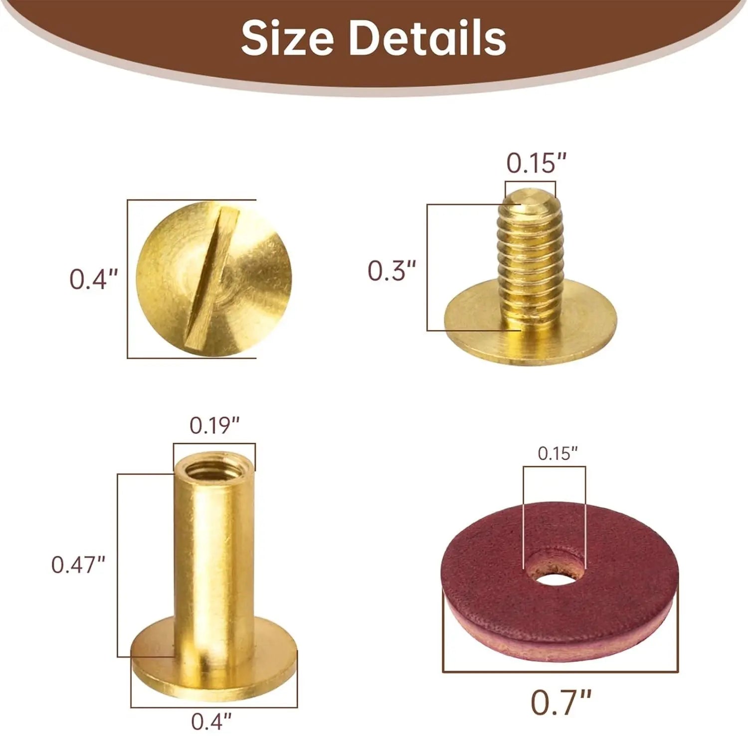 OCCIDENTAL OCC-5043K - Replacement Screw Rivets OCCIDENTAL