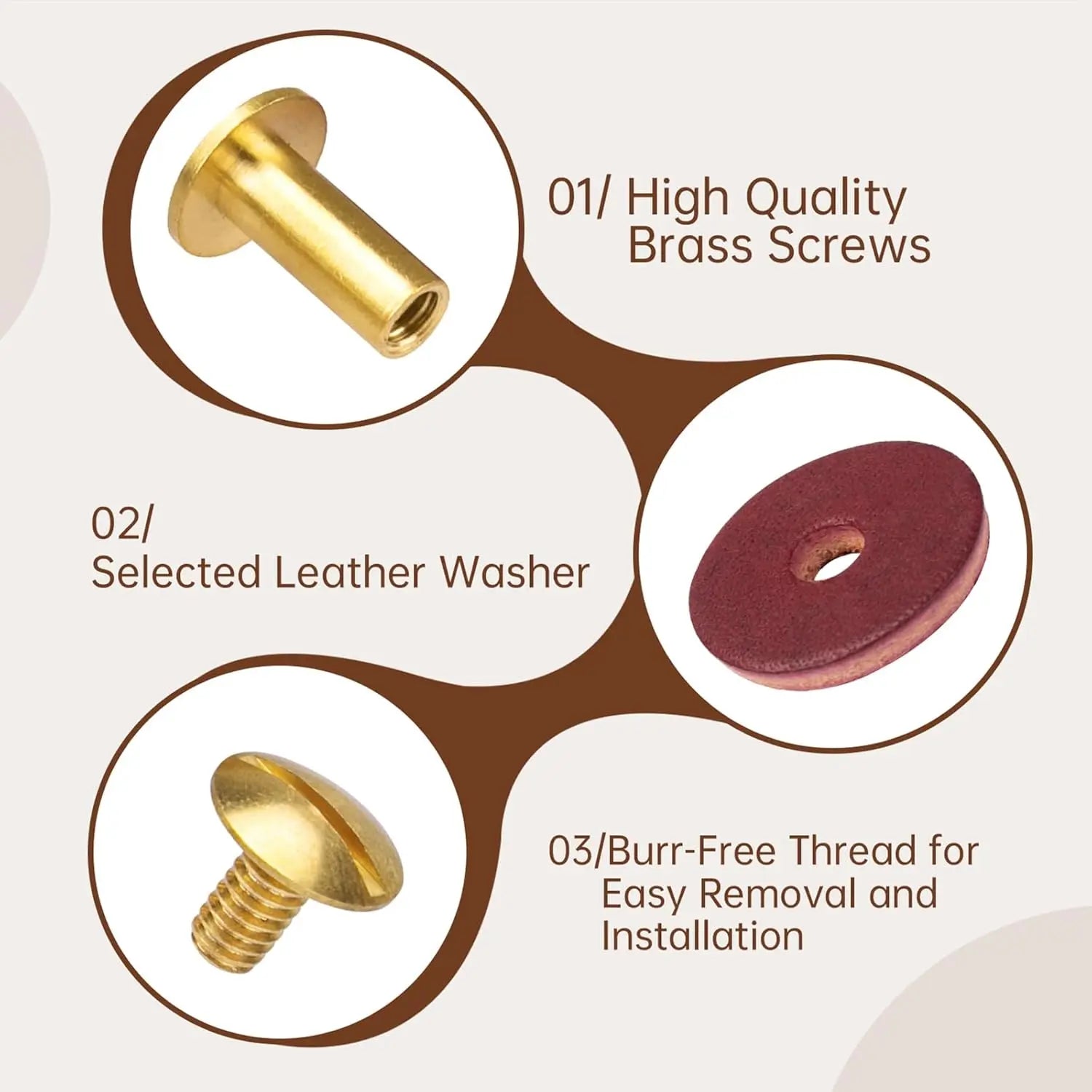 OCCIDENTAL OCC-5043K - Replacement Screw Rivets OCCIDENTAL