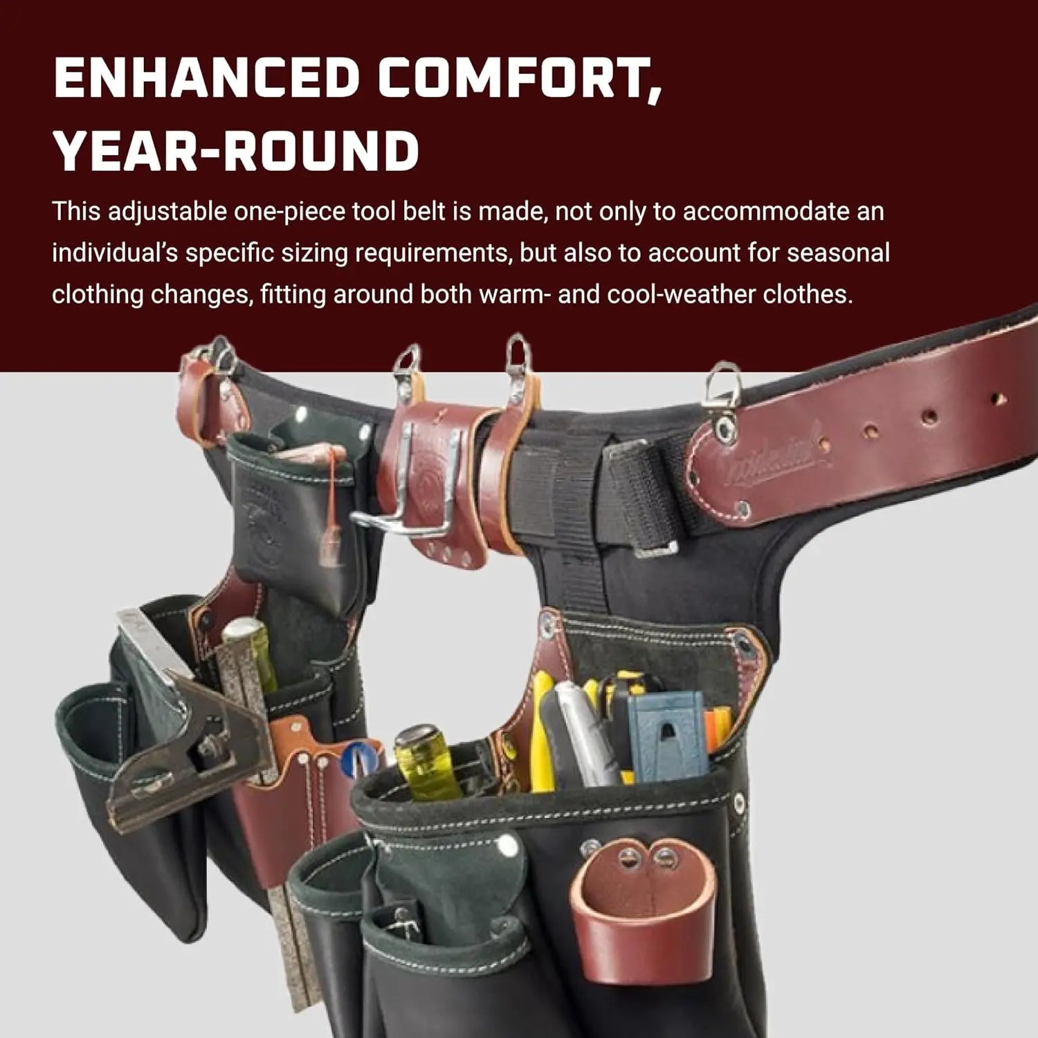 OCCIDENTAL OCC-B9588 - Green Buiding Adjust-to-Fit Tool Belt OCCIDENTAL