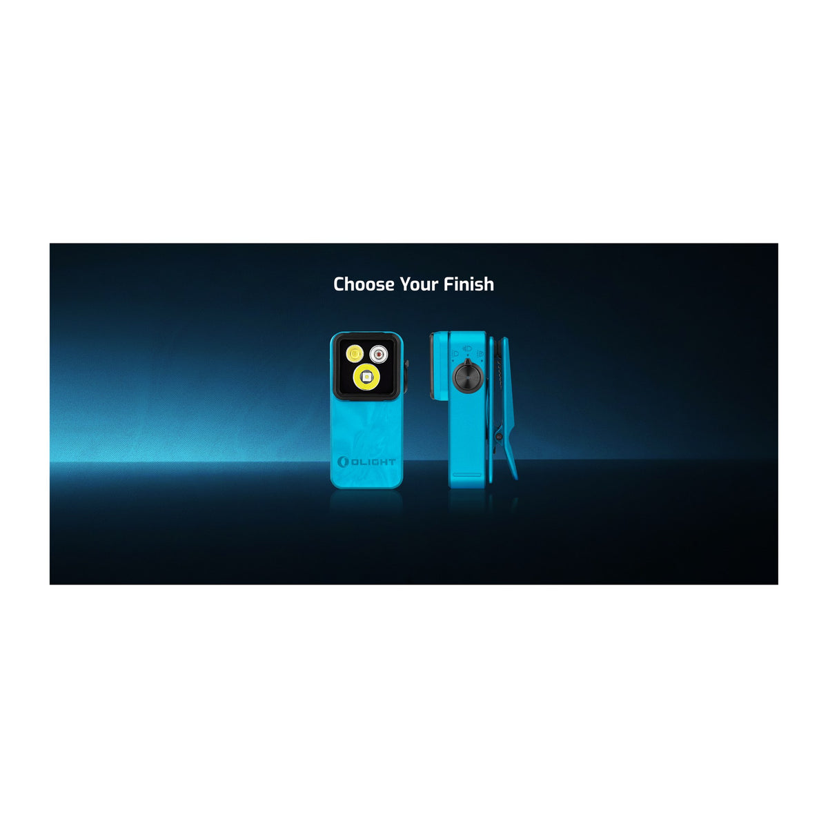 OLIGHT Oclip 2 Pro - Tidal Blue finish