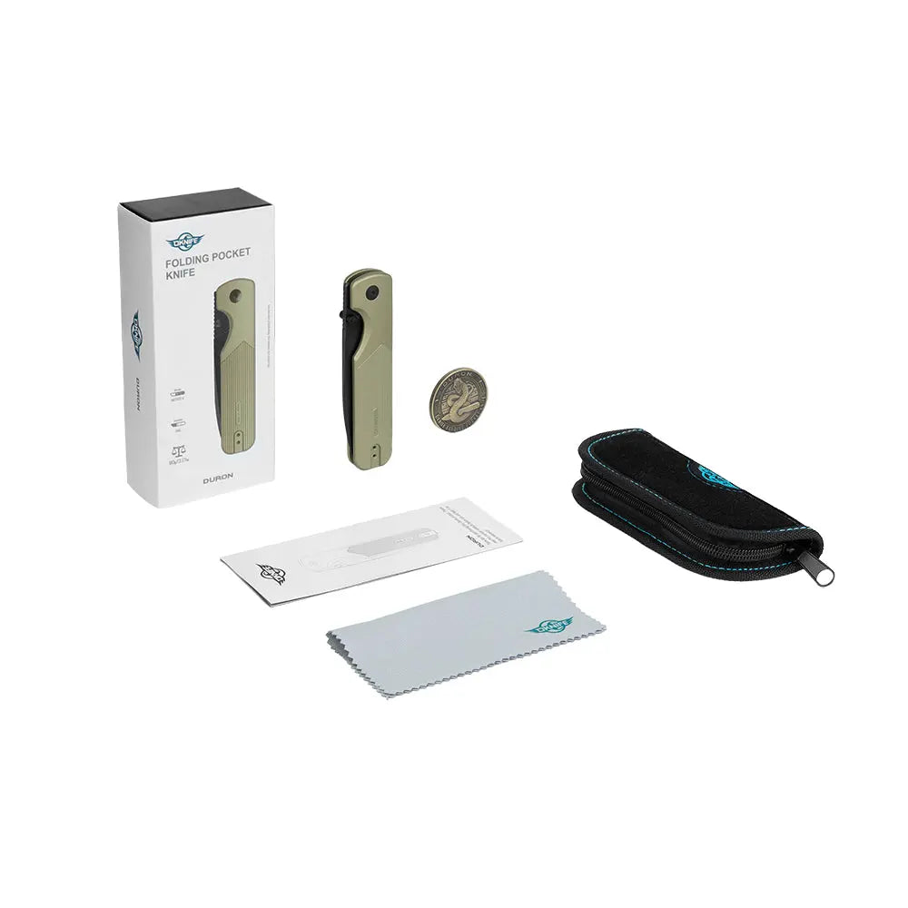 OKNIFE DURON - Oknife Duron Nitro-V Folding Knife with O-Aluminum Handle OKNIFE