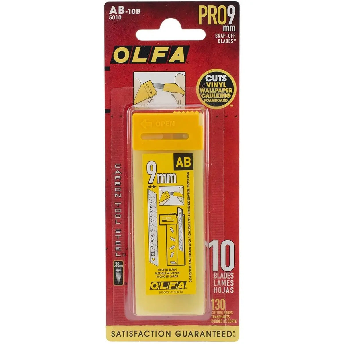 OLFA AB-10B - 10pk 9mm Snap-Off Blades OLFA