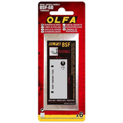 OLFA BSF-6B  -  100MM 6PK FLEXIBLE DUAL-EDGE SCRAPER BLADES - Wise Line Tools