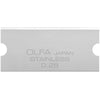 OLFA GSB-2S/6B  -  6pk 30mm Stainless Steel Scraper Blades