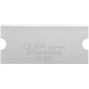 OLFA GSB-2S/6B  -  6pk 30mm Stainless Steel Scraper Blades OLFA