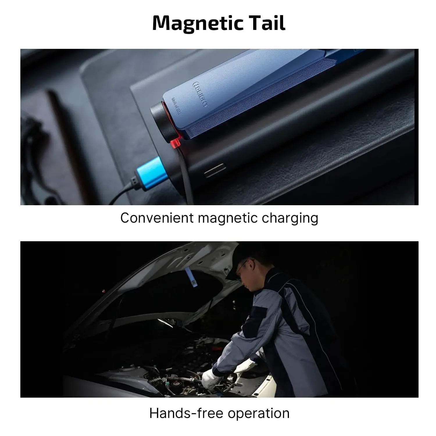 OLIGHT ARKFELDULTRA-BL - Arkfeld Ultra Flat EDC Flashlight, UV Light & Green Laser - Navy Blue OLIGHT