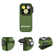 OLIGHT OCLIPPRO-ODG - Oclip Pro Clip on Flashlight w Floodlight, Spotlight & Red Light - OD Grn OLIGHT