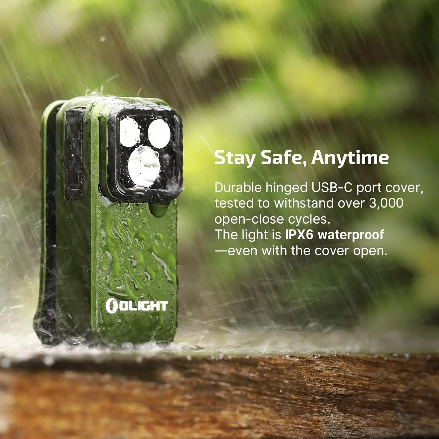 OLIGHT OCLIPPRO-ODG - Oclip Pro Clip on Flashlight w Floodlight, Spotlight & Red Light - OD Grn OLIGHT