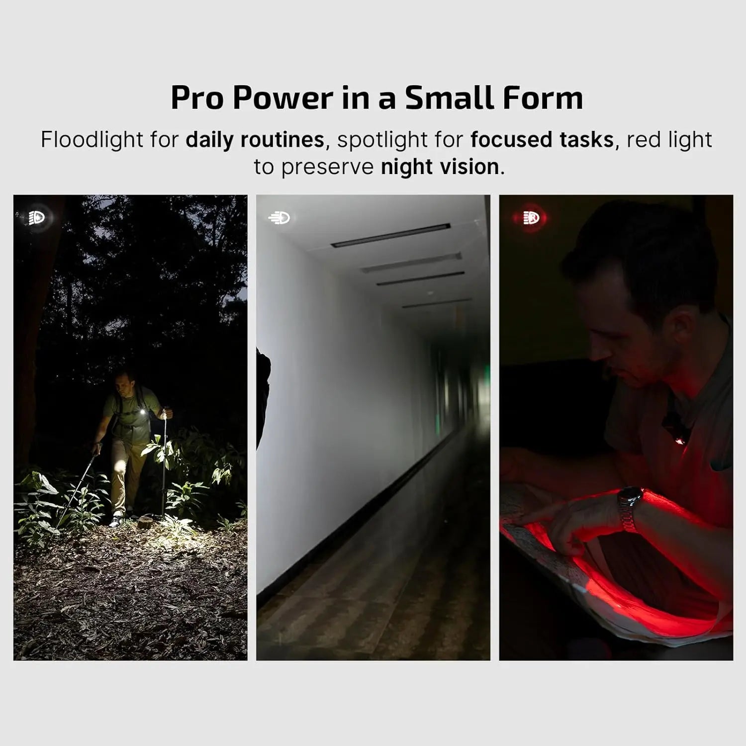 OLIGHT OCLIPPRO-ODG - Oclip Pro Clip on Flashlight w Floodlight, Spotlight & Red Light - OD Grn OLIGHT