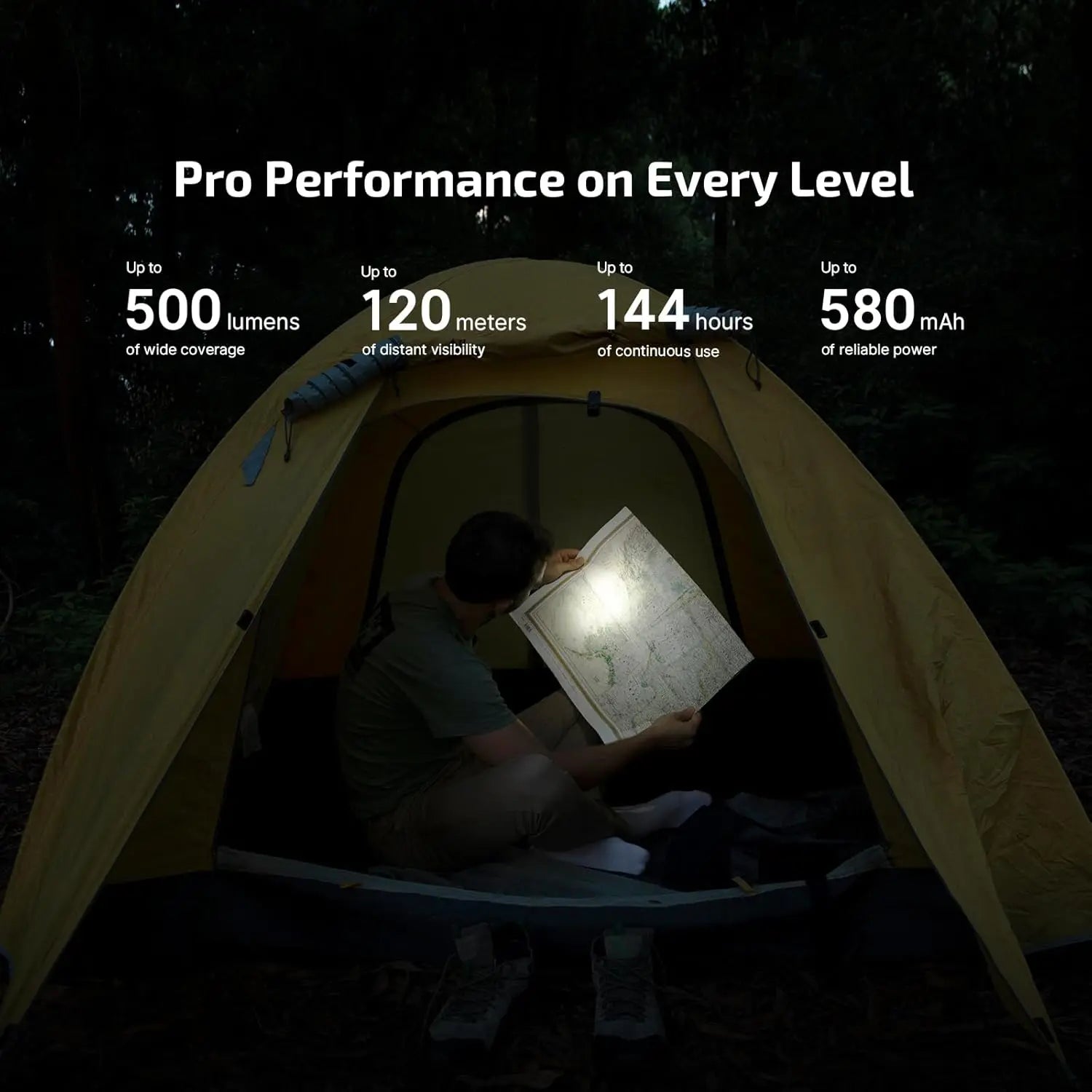 OLIGHT OCLIPPRO-OR - Oclip Pro Clip on Flashlight w Floodlight, Spotlight & Red Light - Orange OLIGHT