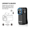 OLIGHT OCLIPPRO - Oclip Pro Clip on Flashlight w Floodlight, Spotlight & Red Light - Black