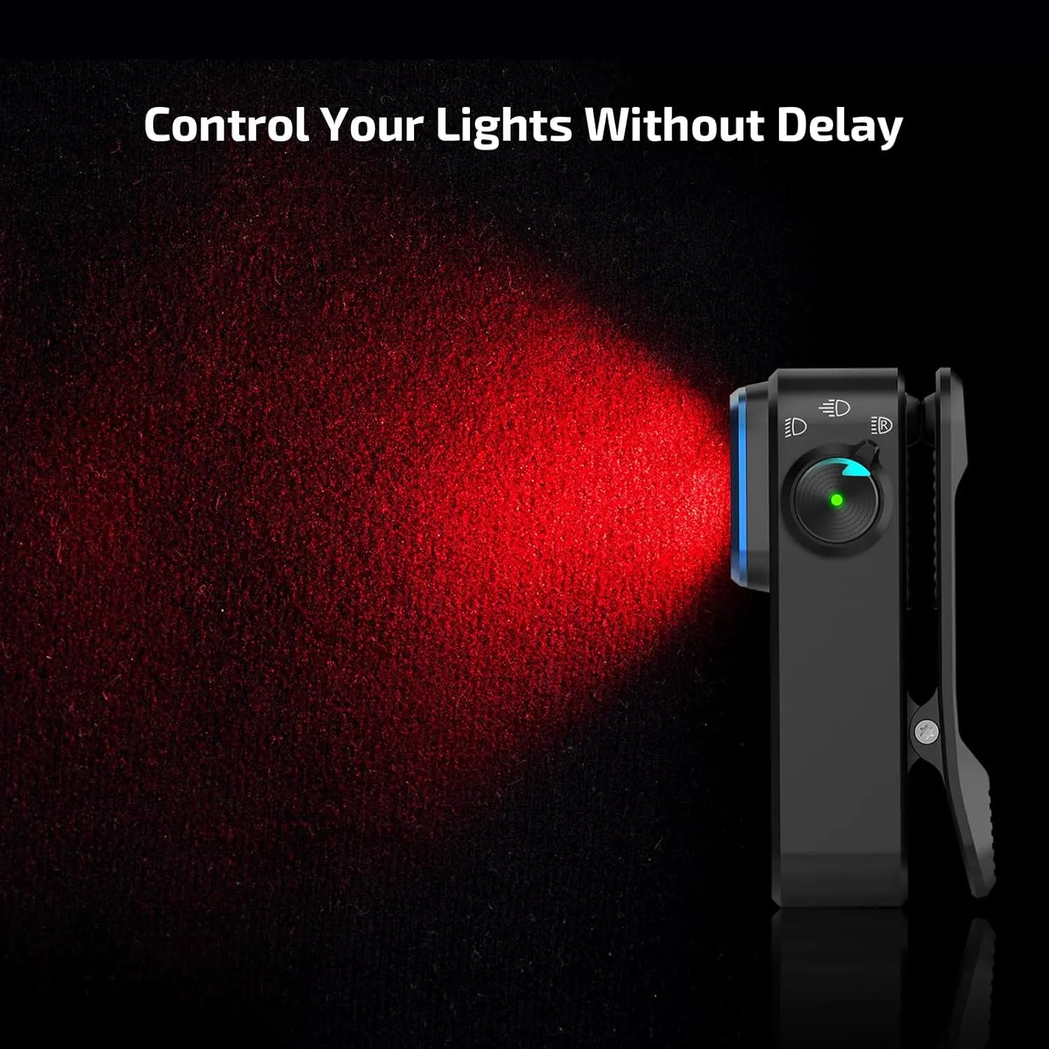 OLIGHT OCLIPPRO - Oclip Pro Clip on Flashlight w Floodlight, Spotlight & Red Light - Black OLIGHT