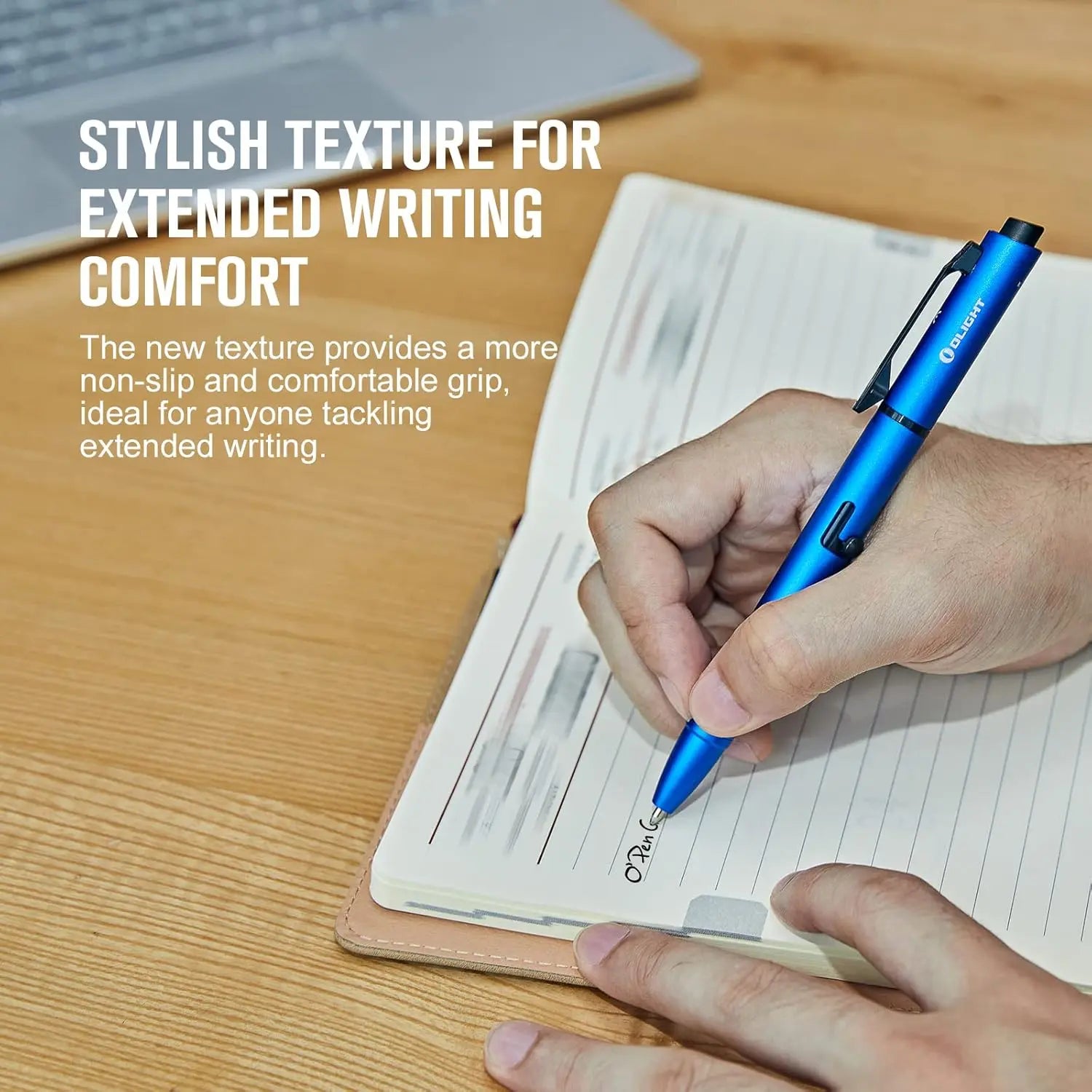 OLIGHT OPENGLOW-BL - O'Pen Glow Rechargeable EDC Pen - Blue OLIGHT