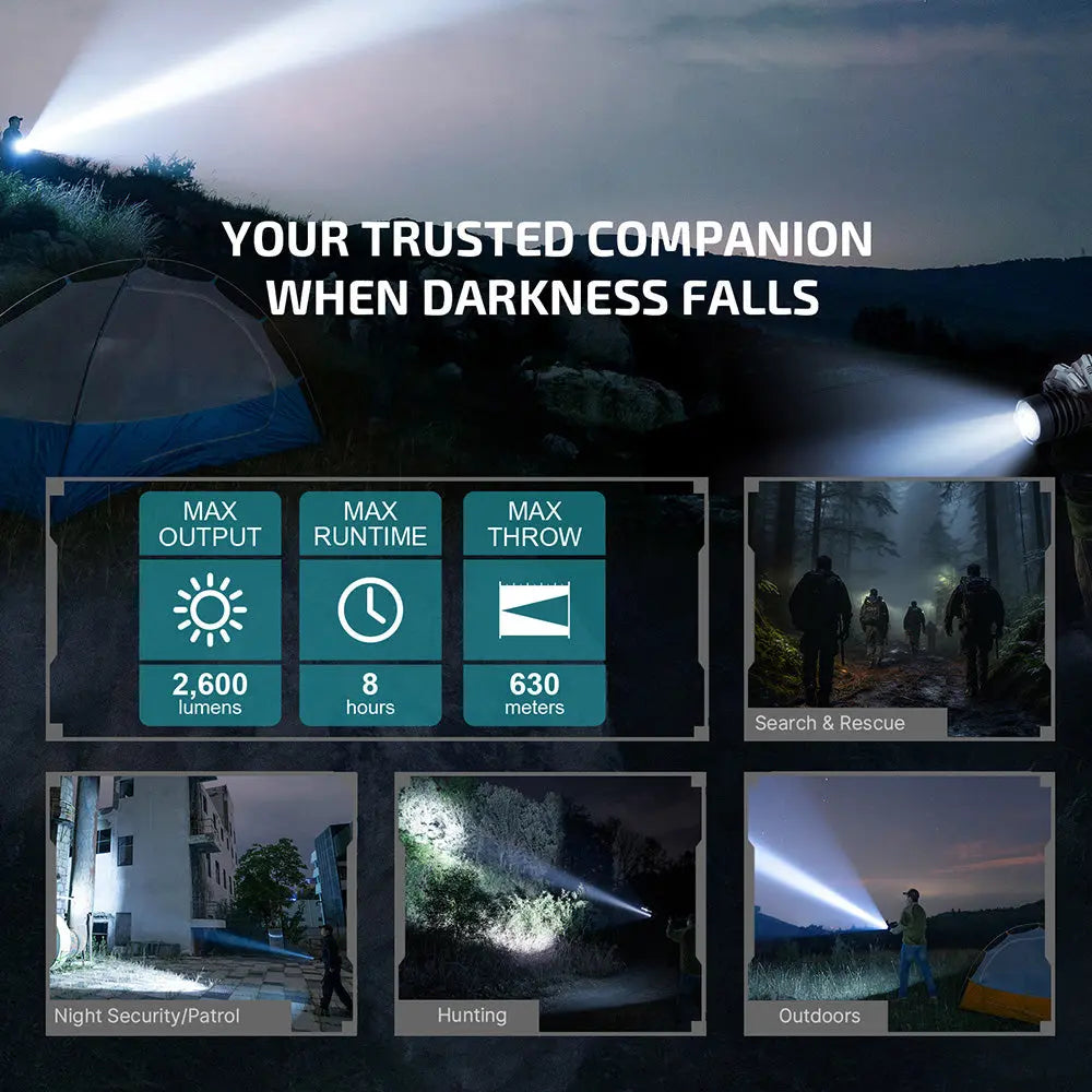 OLIGHT WARRIORX4-FDE - Warrior X 4 High-Performance Tactical Flashlight - Flat Dark Earth OLIGHT