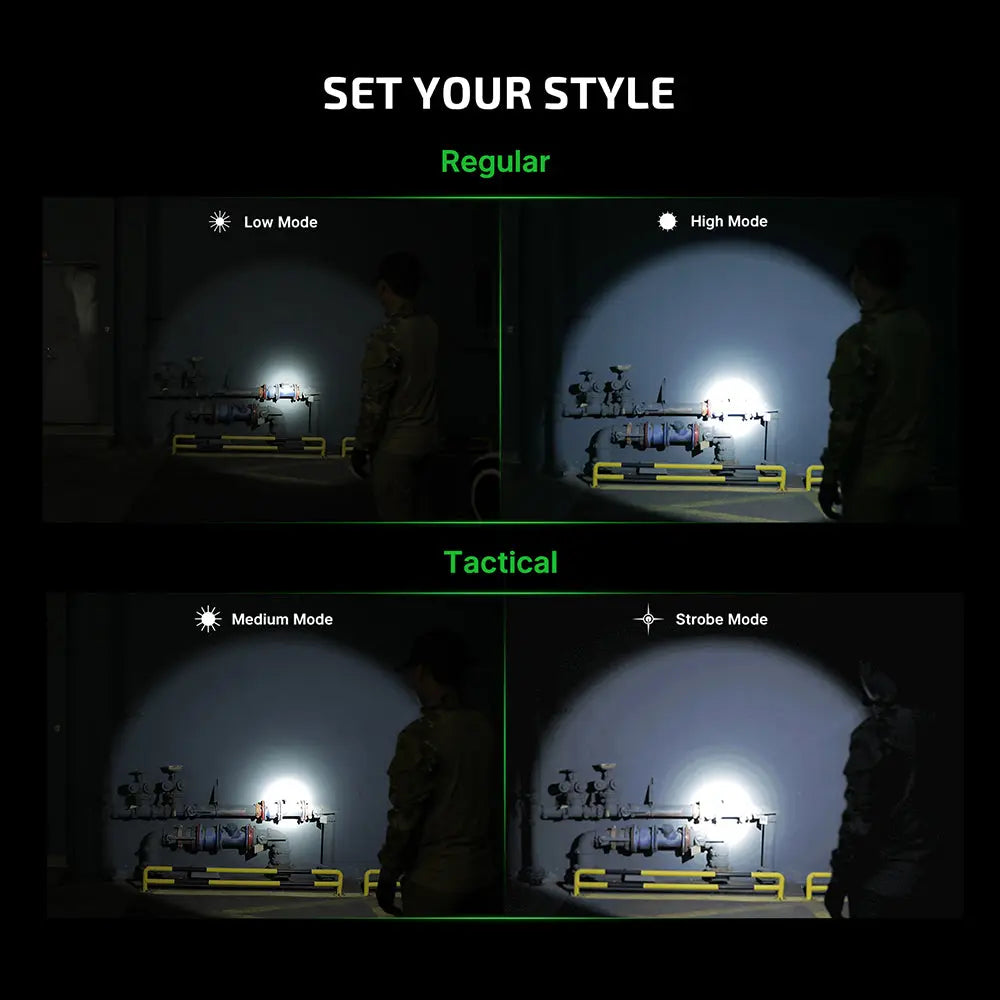 OLIGHT WARRIORX4 - Warrior X 4 High-Performance Tactical Flashlight - Matte Black OLIGHT