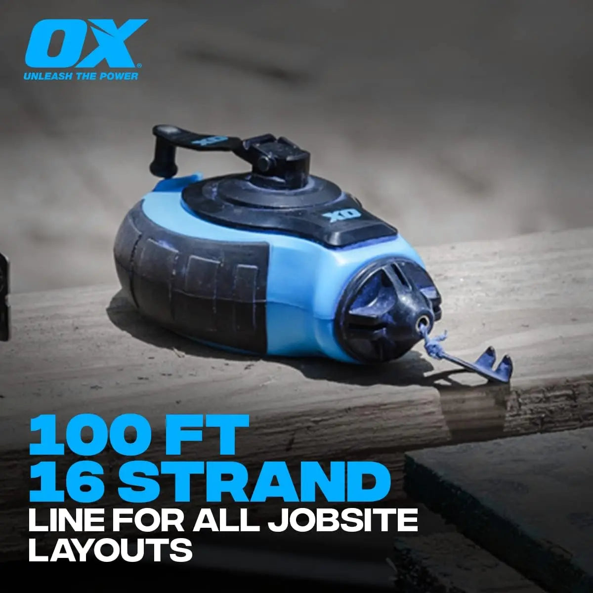 OX TOOLS OX-P027731 - PRO SERIES HEAVY DUTY THICK CHALK LINE OX