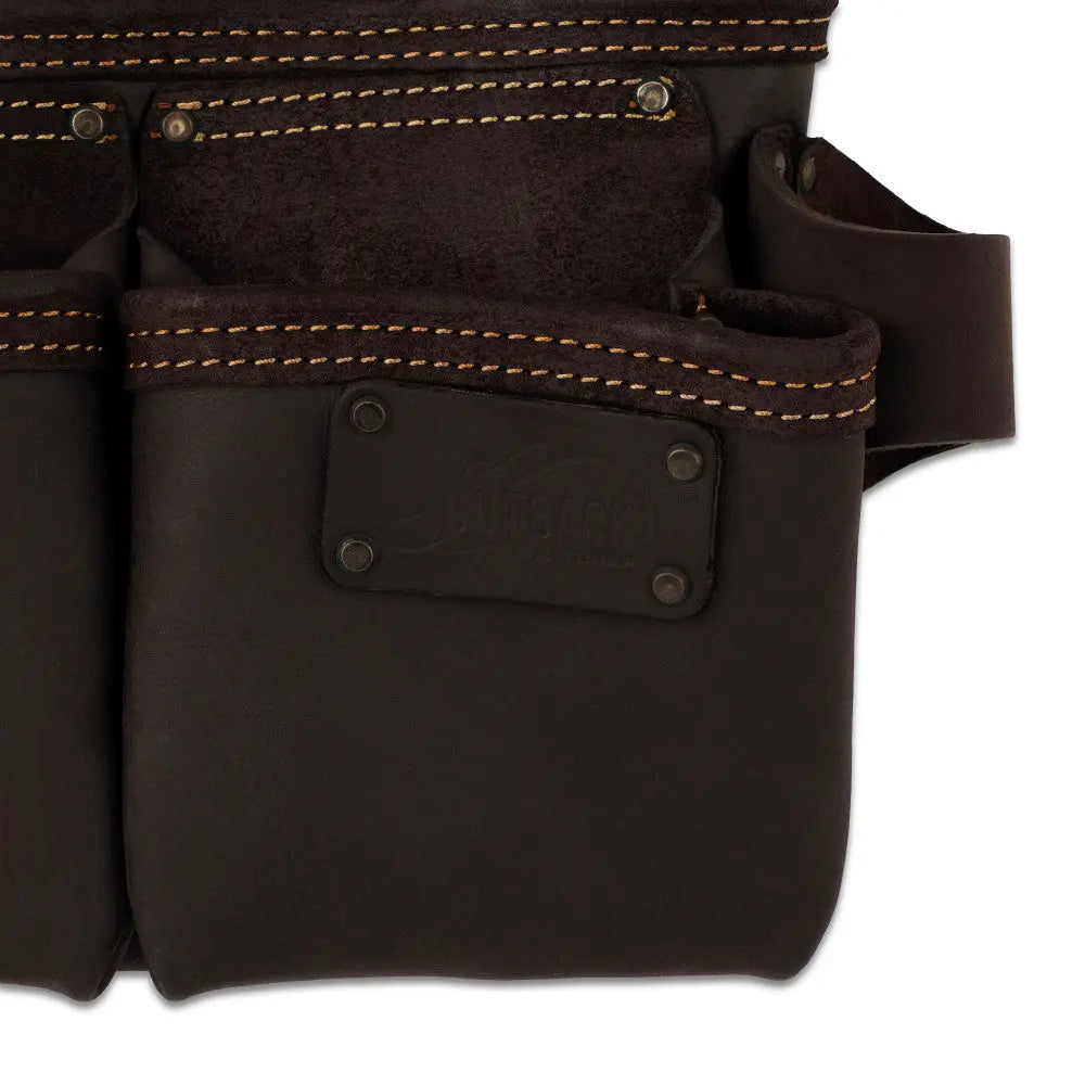 OX TOOLS OX-P263203 - OX PRO FRAMER'S TOOL BAG, OIL-TANNED LEATHER, 3 POUCH OX