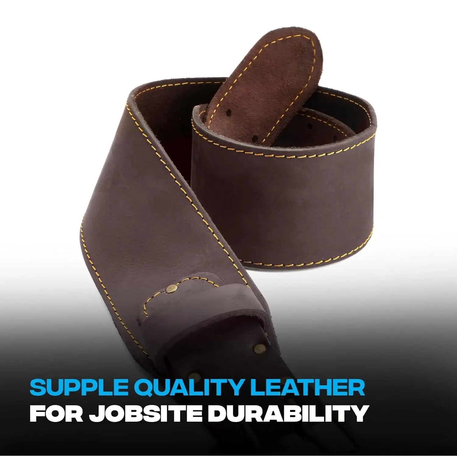 OX TOOLS OX-P263303 - OX PRO 3-INCH TOOL BELT | OIL-TANNED LEATHER-LG OX