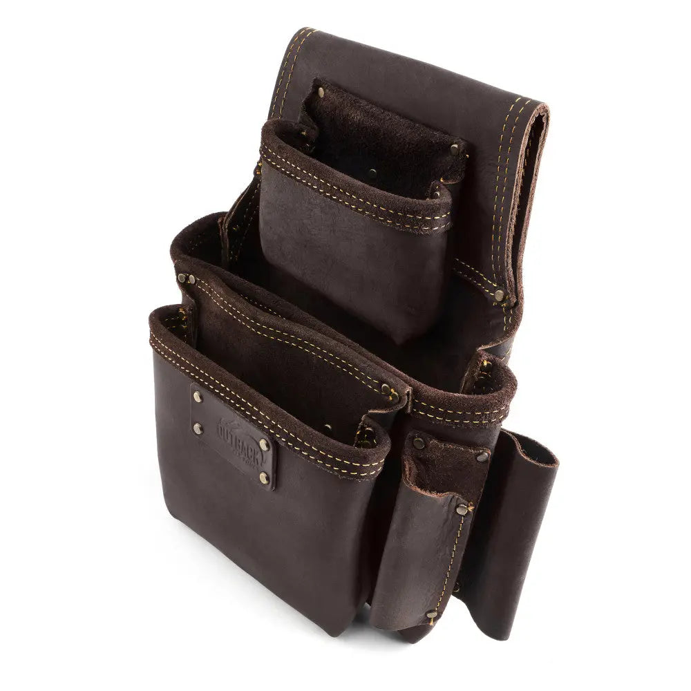 OX TOOLS OX-P263503 - OX PRO FASTENER BAG, OIL-TANNED LEATHER, 3 POUCH OX