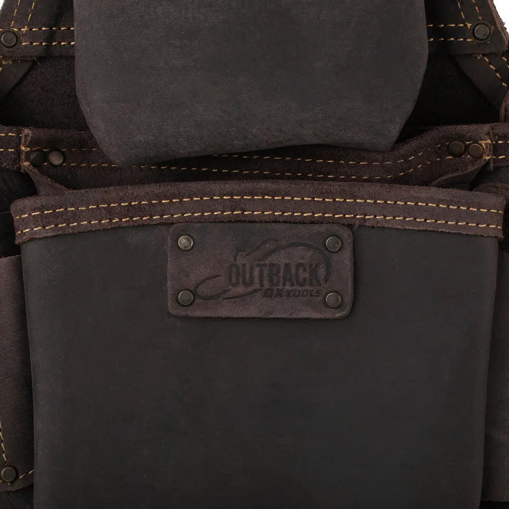 OX TOOLS OX-P263503 - OX PRO FASTENER BAG, OIL-TANNED LEATHER, 3 POUCH OX