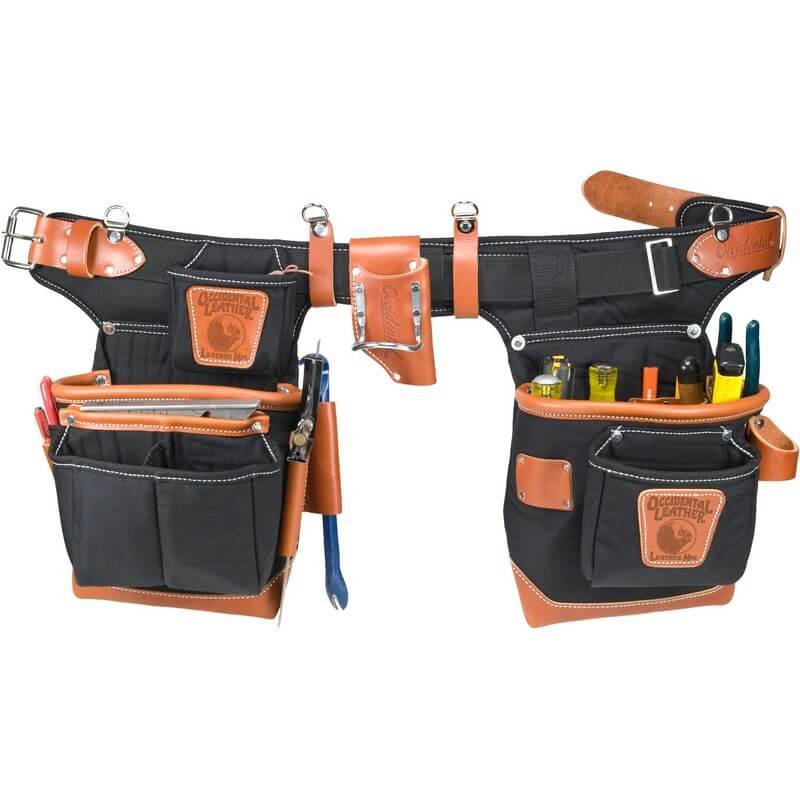 Occidental 9850 - Adjust-to-Fit Fat Lip Tool Bag Set - Wise Line Tools