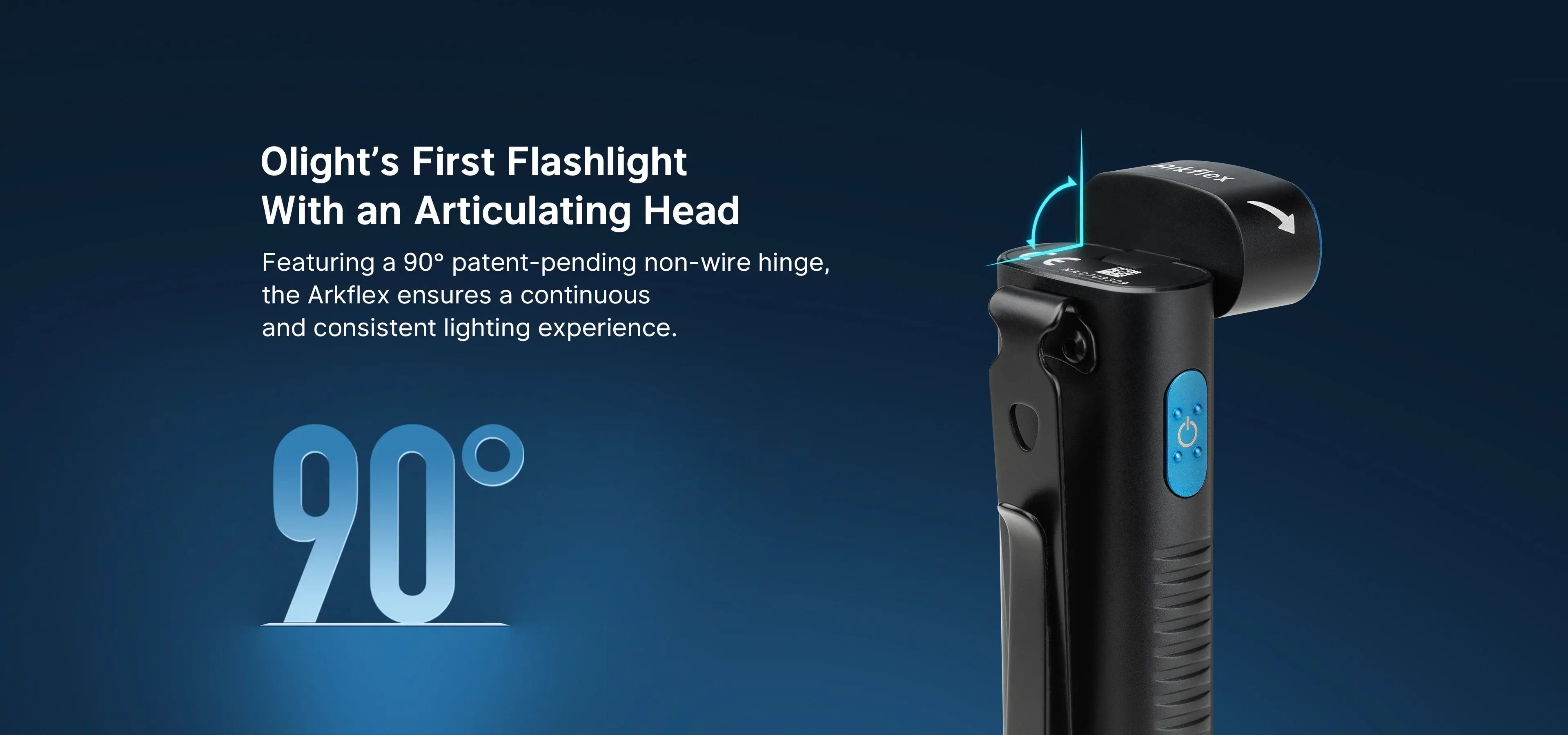 Olight Arkflex Adjustable Right Angle Flashlight OLIGHT