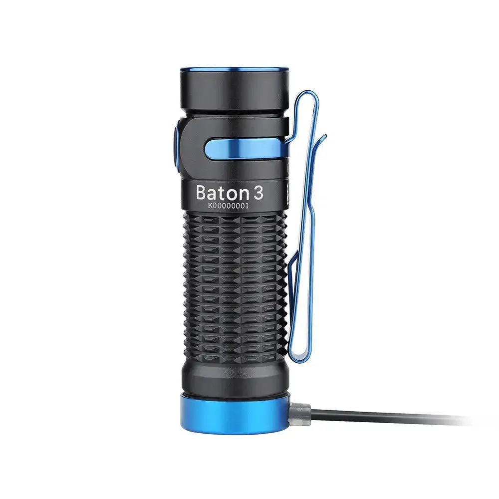 Olight Baton 3 Best Rechargeable Flashlight - Wise Line Tools