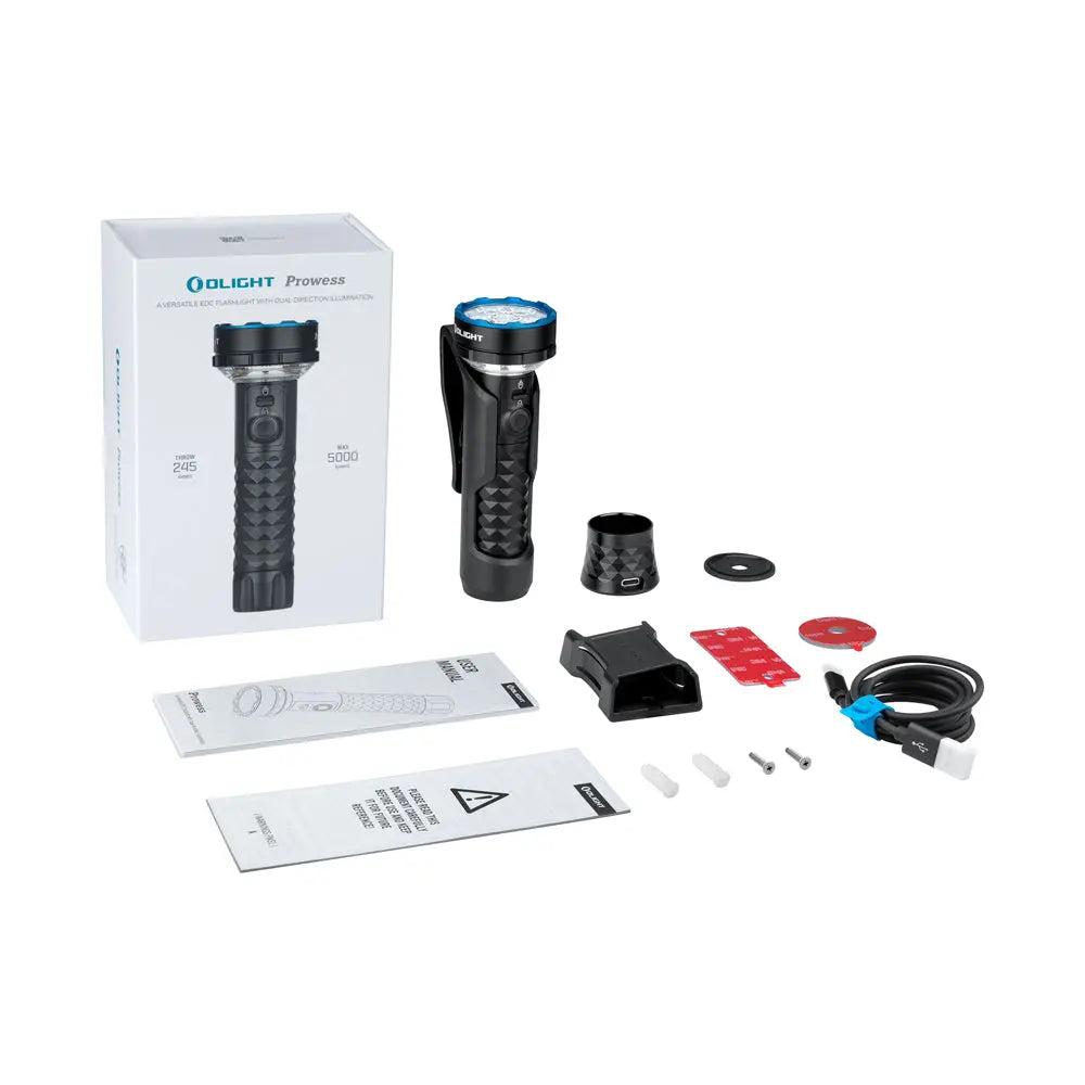 Olight Prowess Flashlight with Bidirectional Lighting - PROWESS - Wise Line Tools