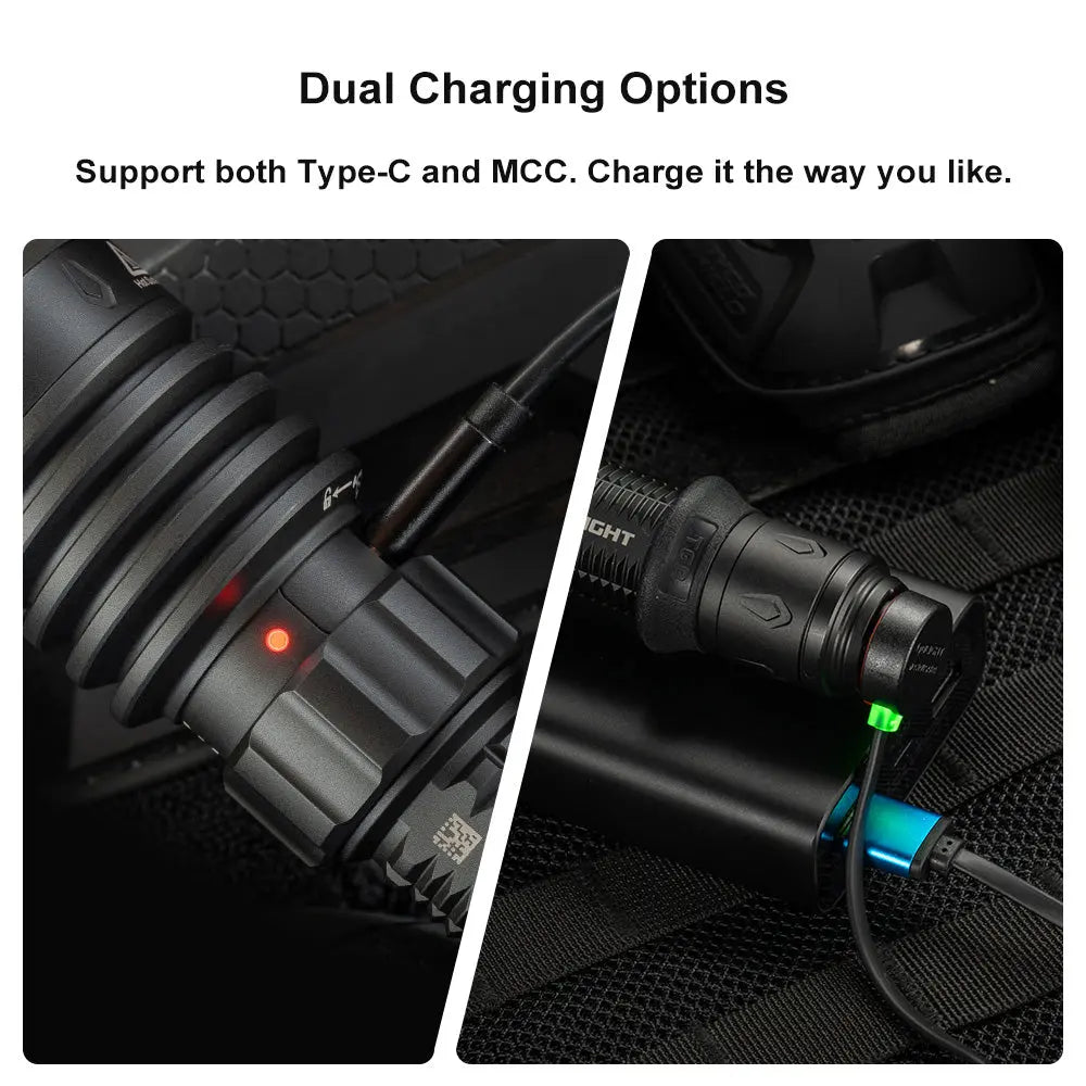 Olight Warrior X 4 High-Performance Tactical Flashlight Kit - Matte Black OLIGHT