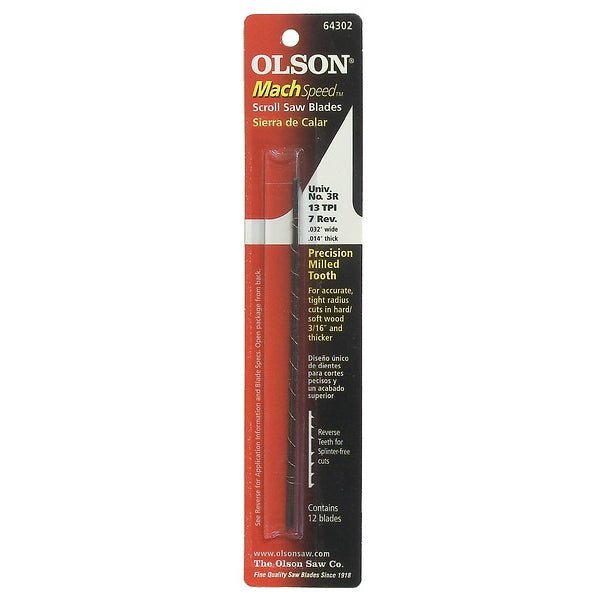 Olson 64302  - Mach Speed™ Blades 5″ Long - Wise Line Tools