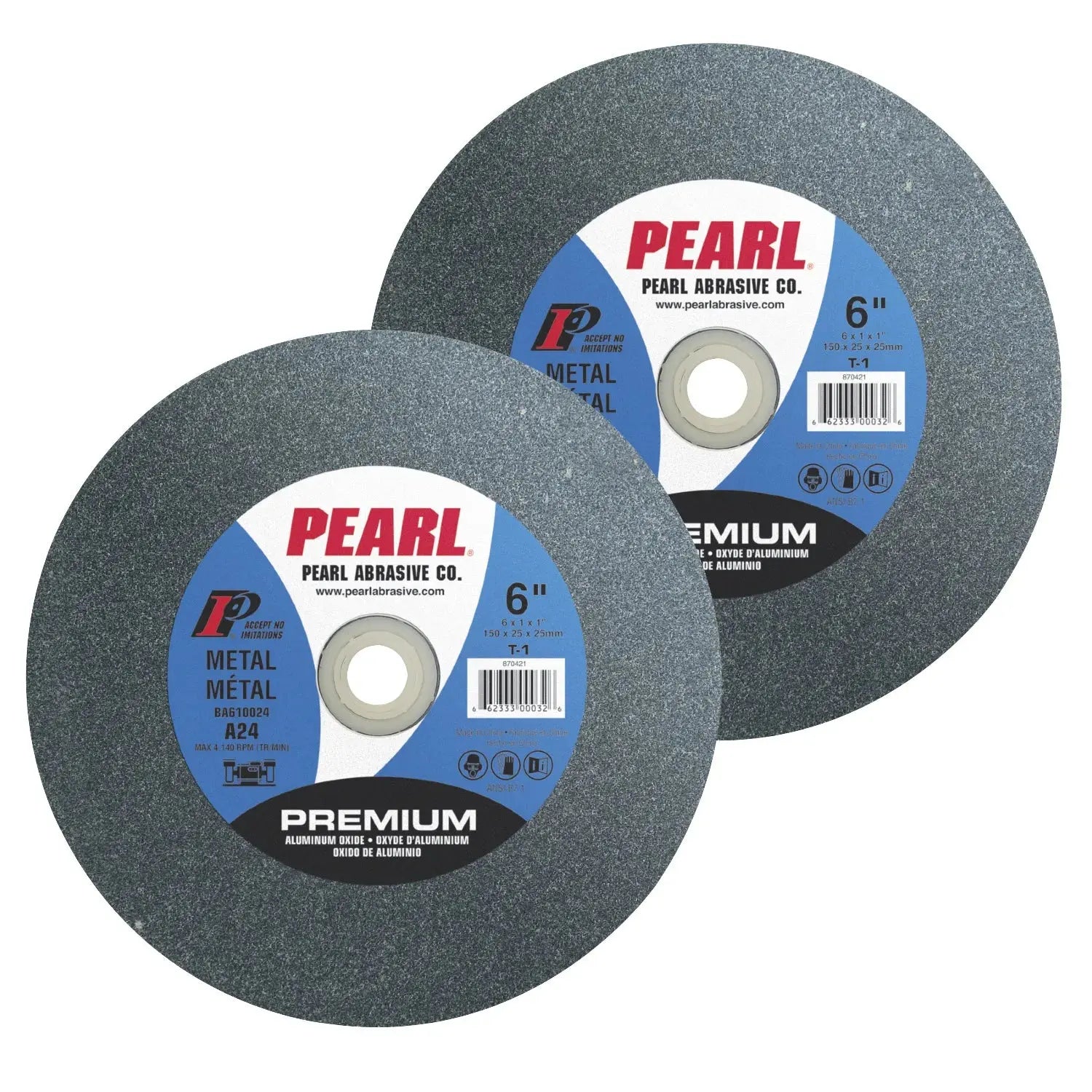 PEARL BA810060 - 8 x 1 x 1; Aluminum Oxide Type 1 PEARL