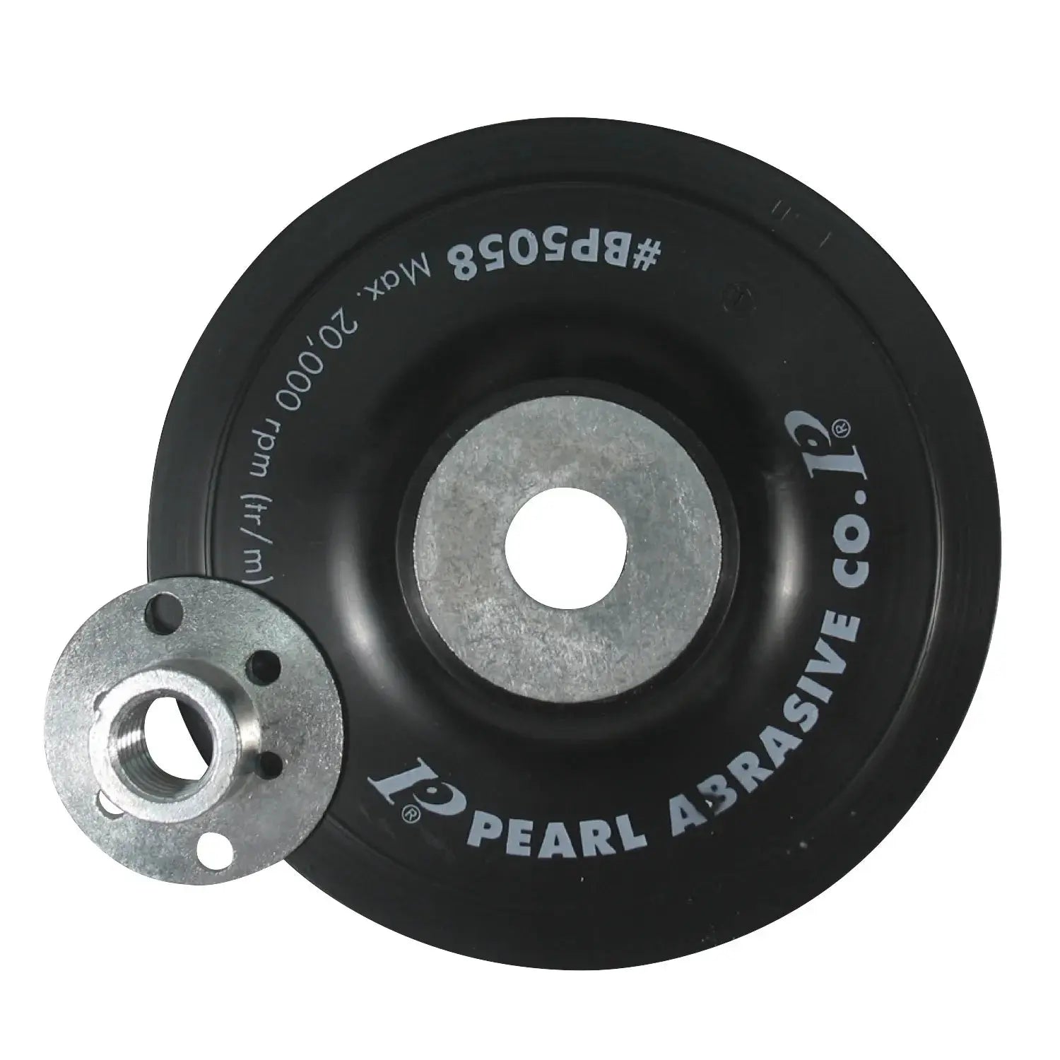 PEARL BP4558 - 4-1/2 x 5/8-11 Backup Pad for Fiber Discs, Smooth-Faced PEARL