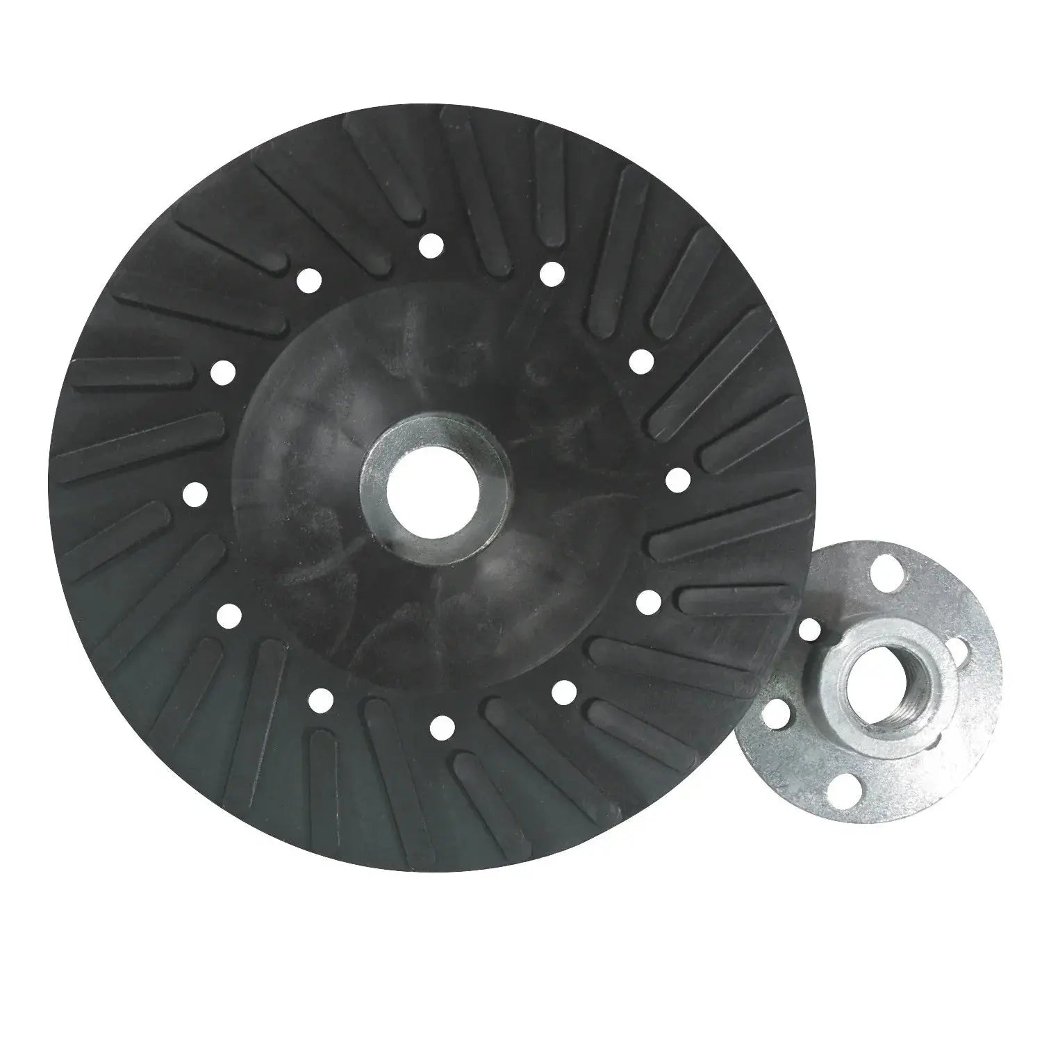 PEARL BP5058S - 5 X 5/8-11 BACKUP PAD FOR FIBER DISCS, SPIRAL-FACED PEARL