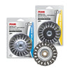 Pearl CLWBK458B - Brosse métallique 4" x 5/8-11, perle de fil, acier trempé.