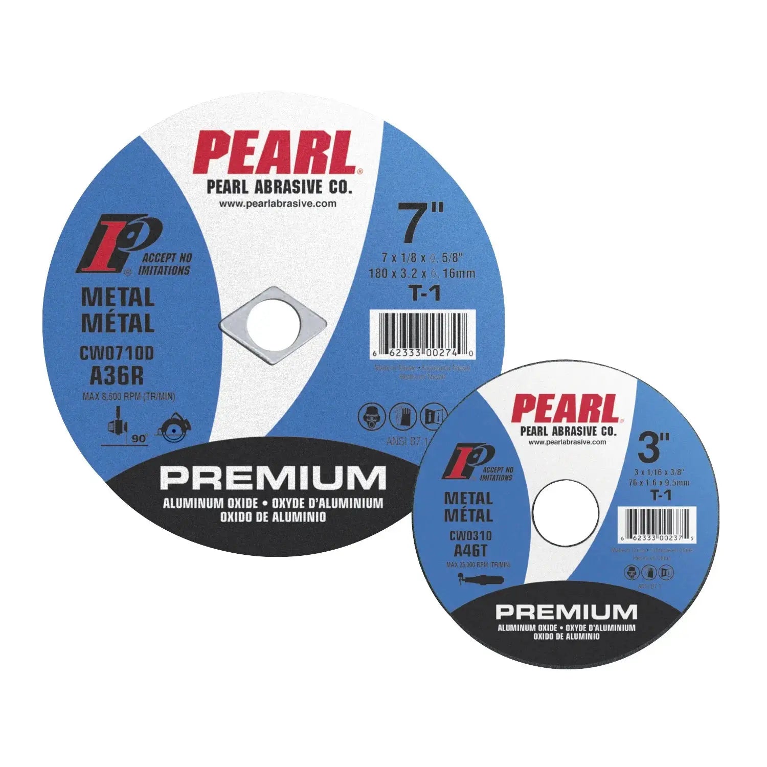 PEARL CW201638 - Cutoff Wheel 2 x 1/16 x 3/8 PEARL