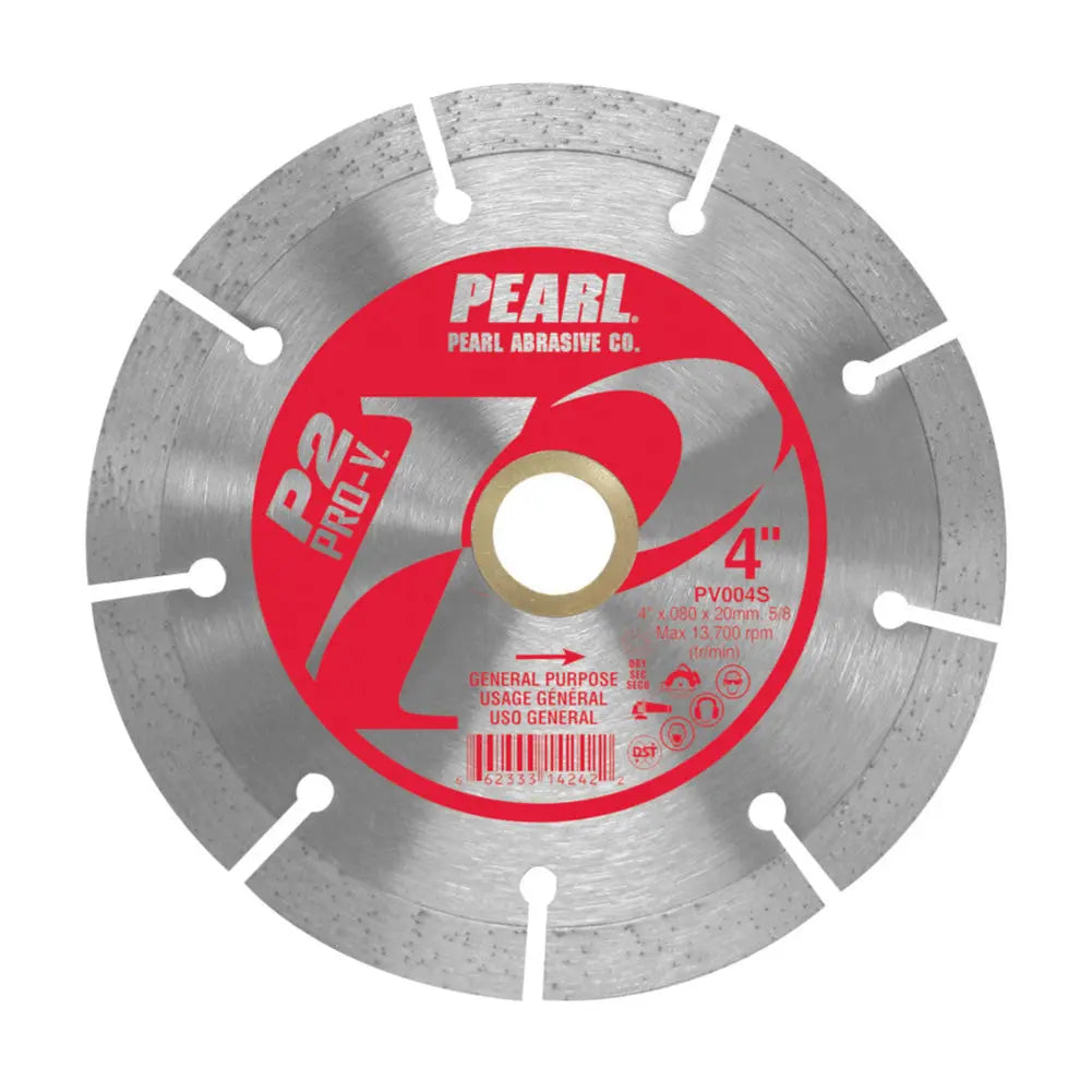 PEARL PV045S - 4-1/2" P2 Pro-V Segmented Wet/Dry Blade PEARL