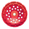 PEARL PV07CDH - 7 x 5/8-11 (Double Row) Cup Wheel