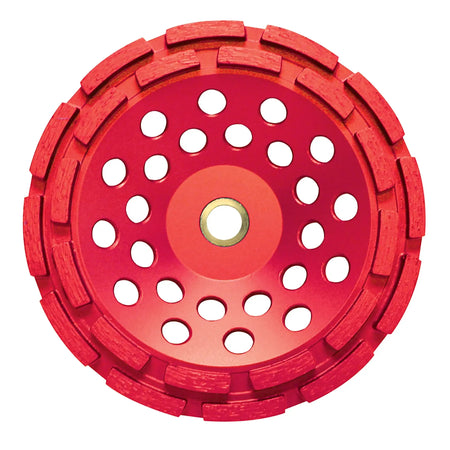 PEARL PV07CDH - 7 x 5/8-11 (Double Row) Cup Wheel PEARL