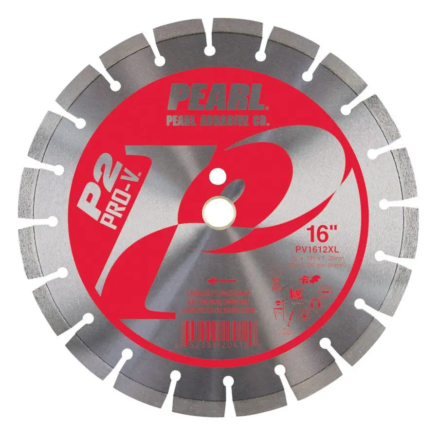 PEARL PV1612XL - 16 x .125 x 1, 20mm Segmented Diamond Blade PEARL