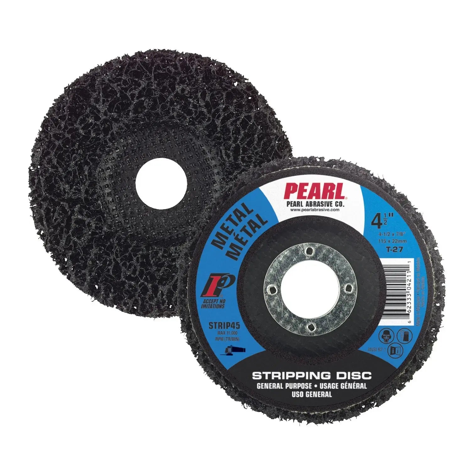 PEARL STRIP45H - 4-1/2 x 5/8-11 Surface Preparation PEARL