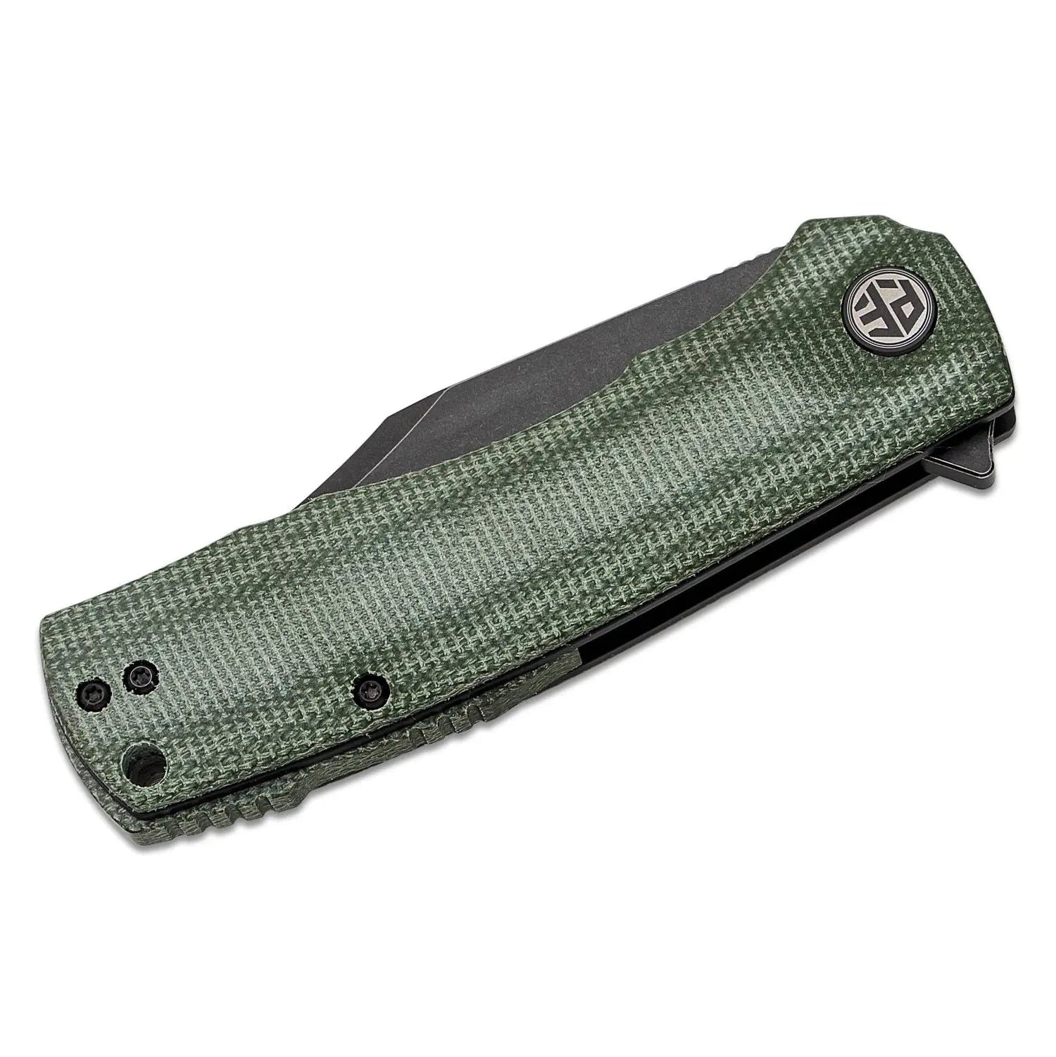 PETRIFIED FISH PFP03GRMW - Petrified Fish Victor Folding Knife (Green) PETRIFIED FISH