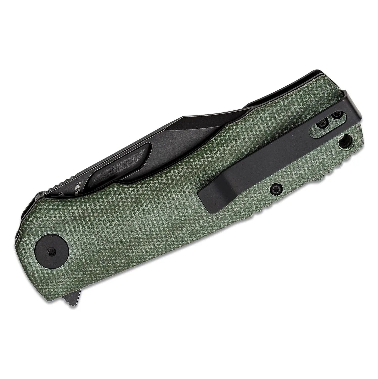 PETRIFIED FISH PFP03GRMW - Petrified Fish Victor Folding Knife (Green) PETRIFIED FISH